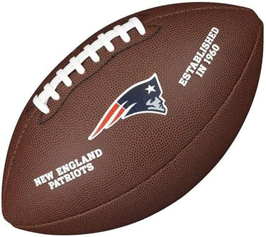 Wilson Pelota de fútbol Americano Team Logo Composite Cuero Compuesto para Juego recreativo